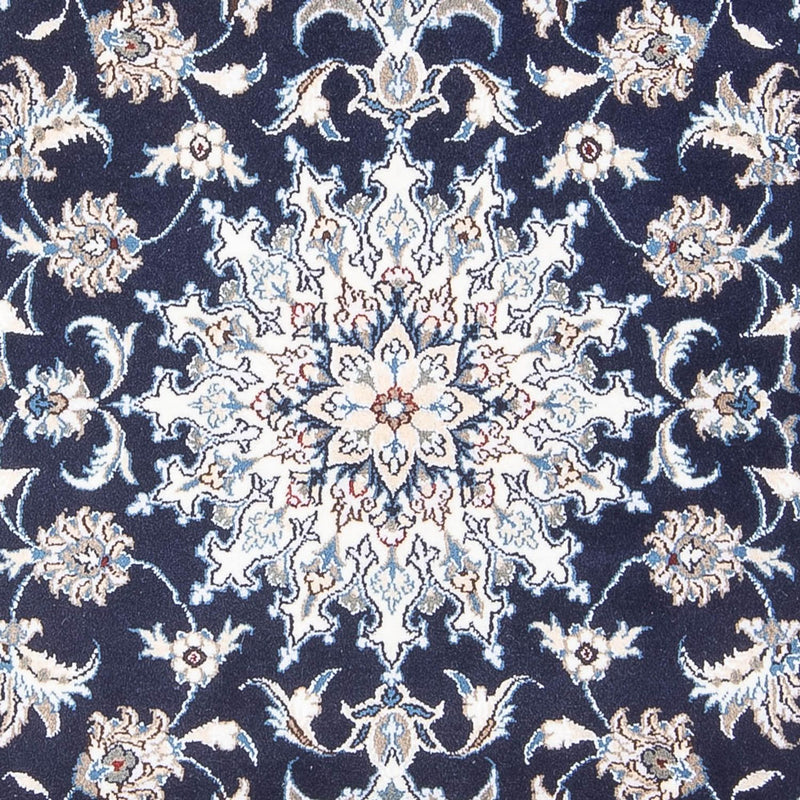 Alfombra persa - Nain - 200 x 120 cm - azul oscuro