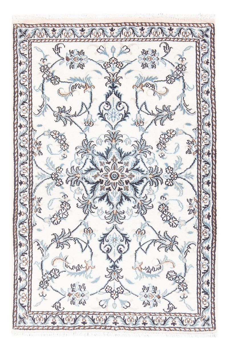 Alfombra persa - Nain - 132 x 87 cm - crema
