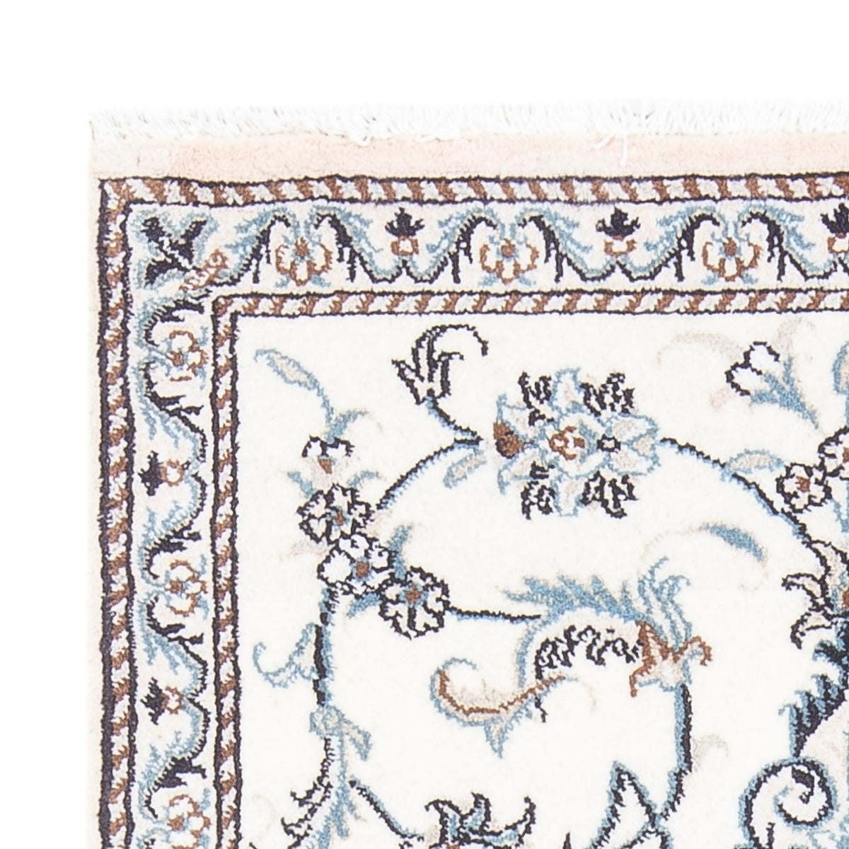 Alfombra persa - Nain - 132 x 87 cm - crema
