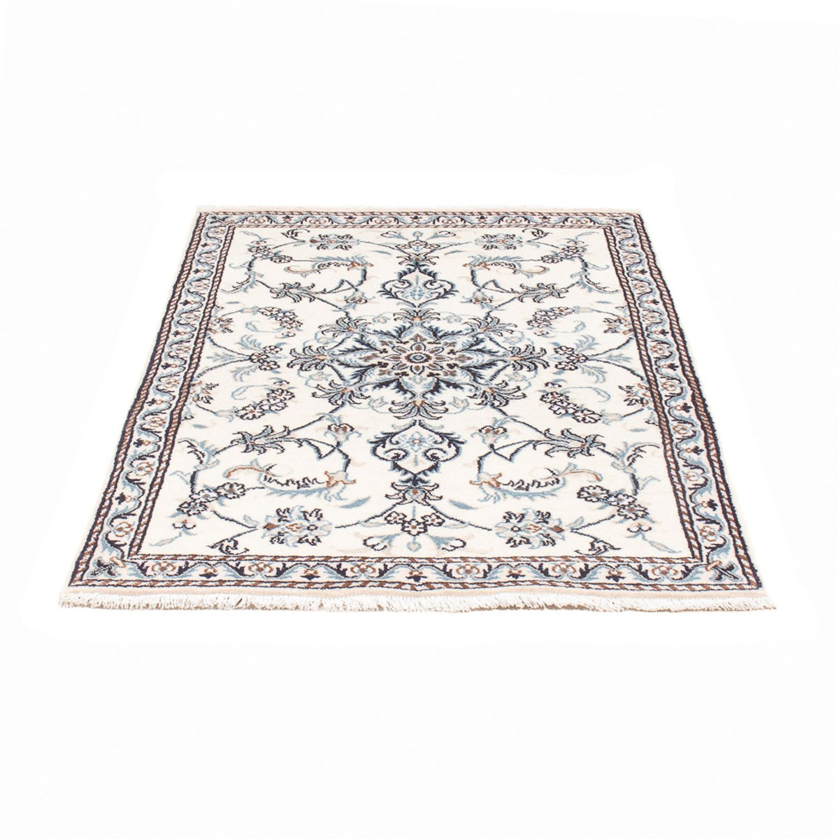 Alfombra persa - Nain - 132 x 87 cm - crema