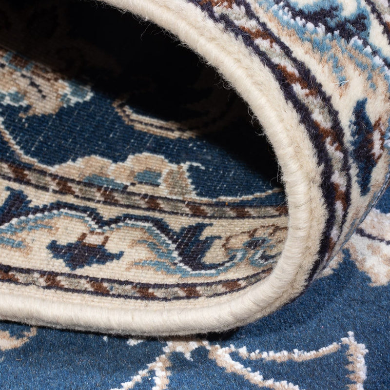 Alfombra persa - Nain - 141 x 70 cm - azul