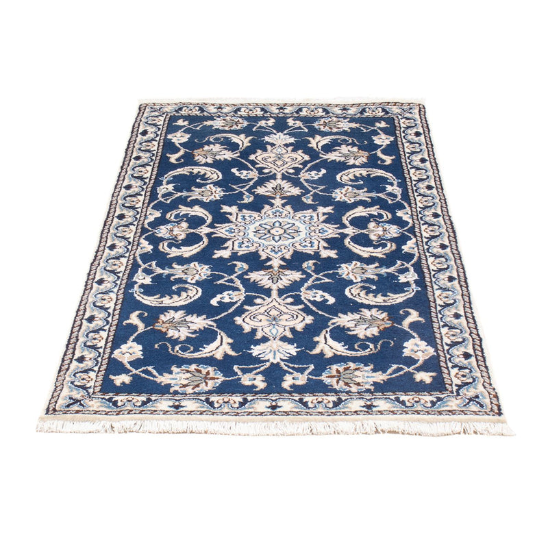 Alfombra persa - Nain - 141 x 70 cm - azul