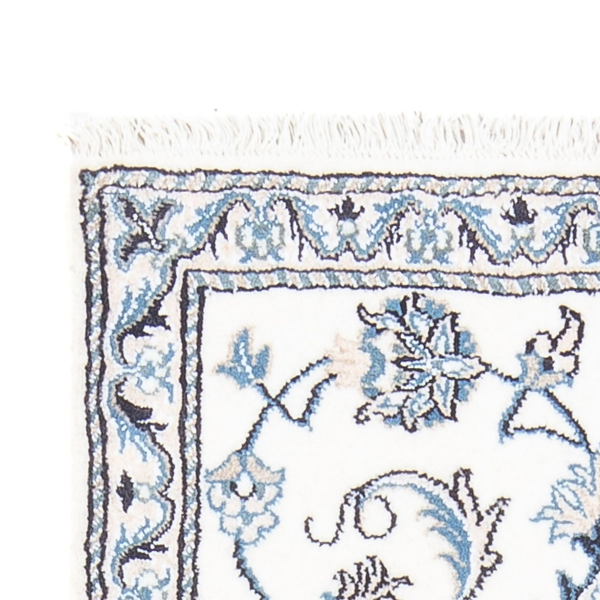 Alfombra persa - Nain - 134 x 69 cm - crema