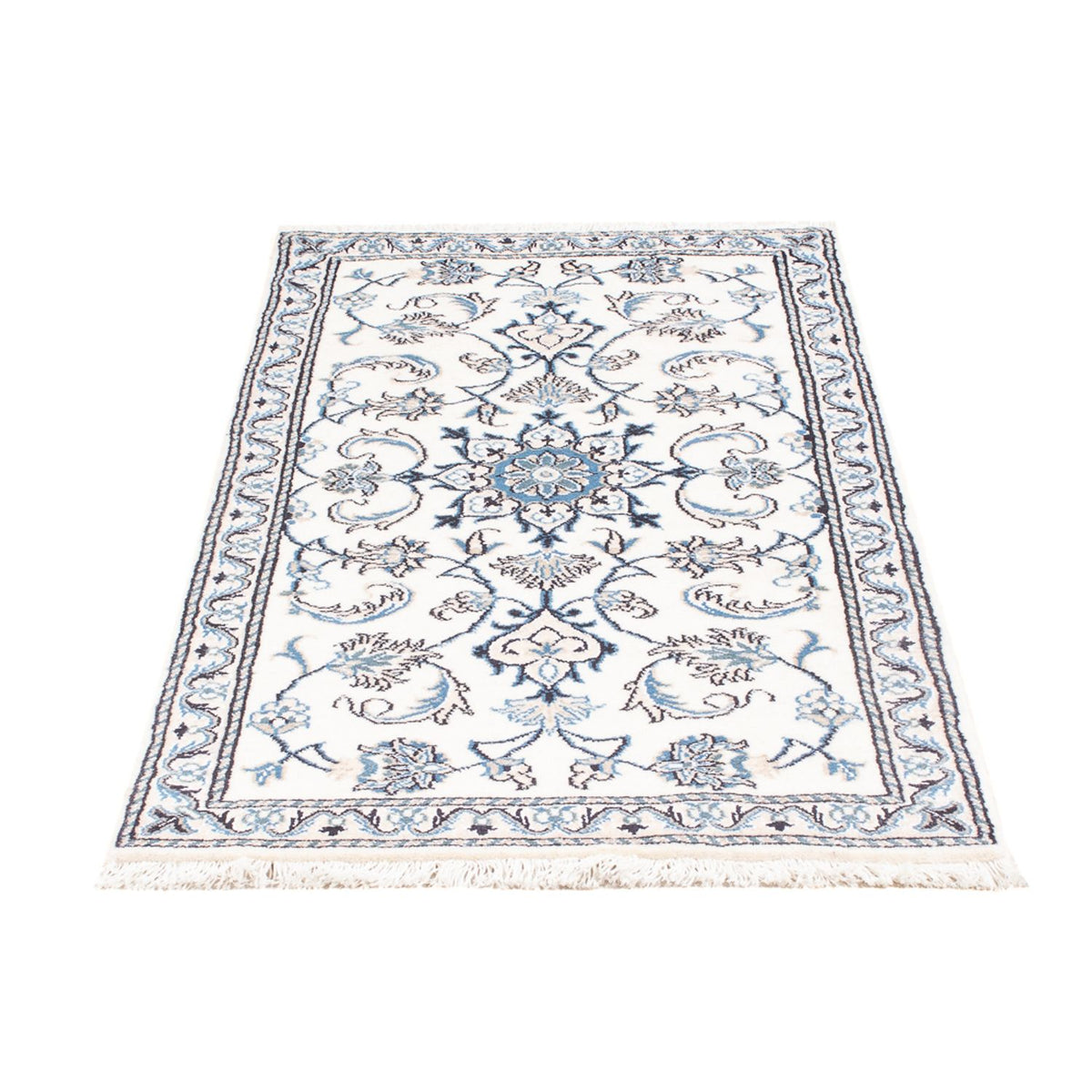 Alfombra persa - Nain - 134 x 69 cm - crema