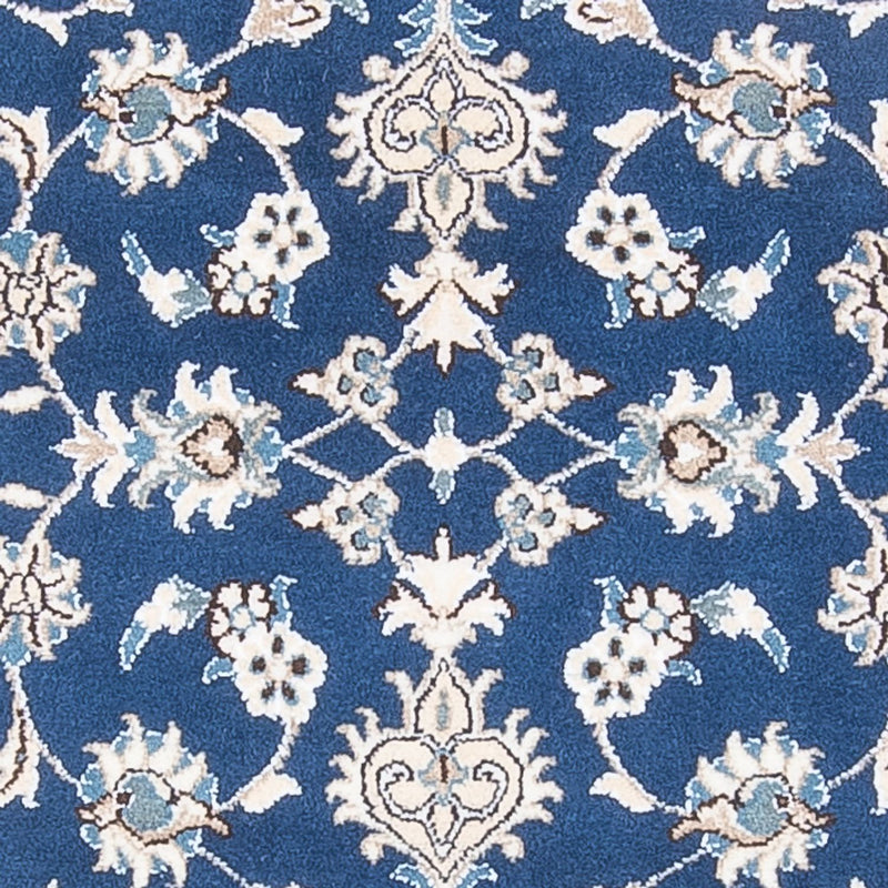 Alfombra de pasillo Alfombra persa - Nain - 196 x 77 cm - azul