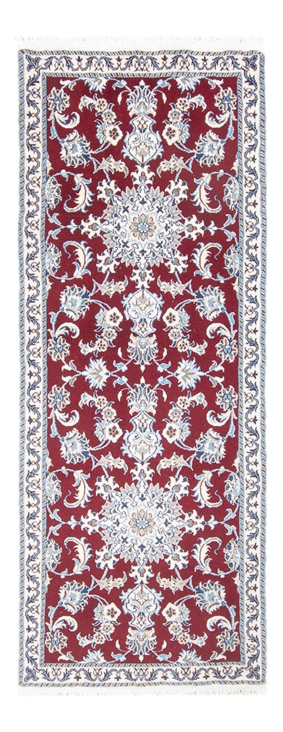 Alfombra de pasillo Alfombra persa - Nain - 194 x 80 cm - rojo