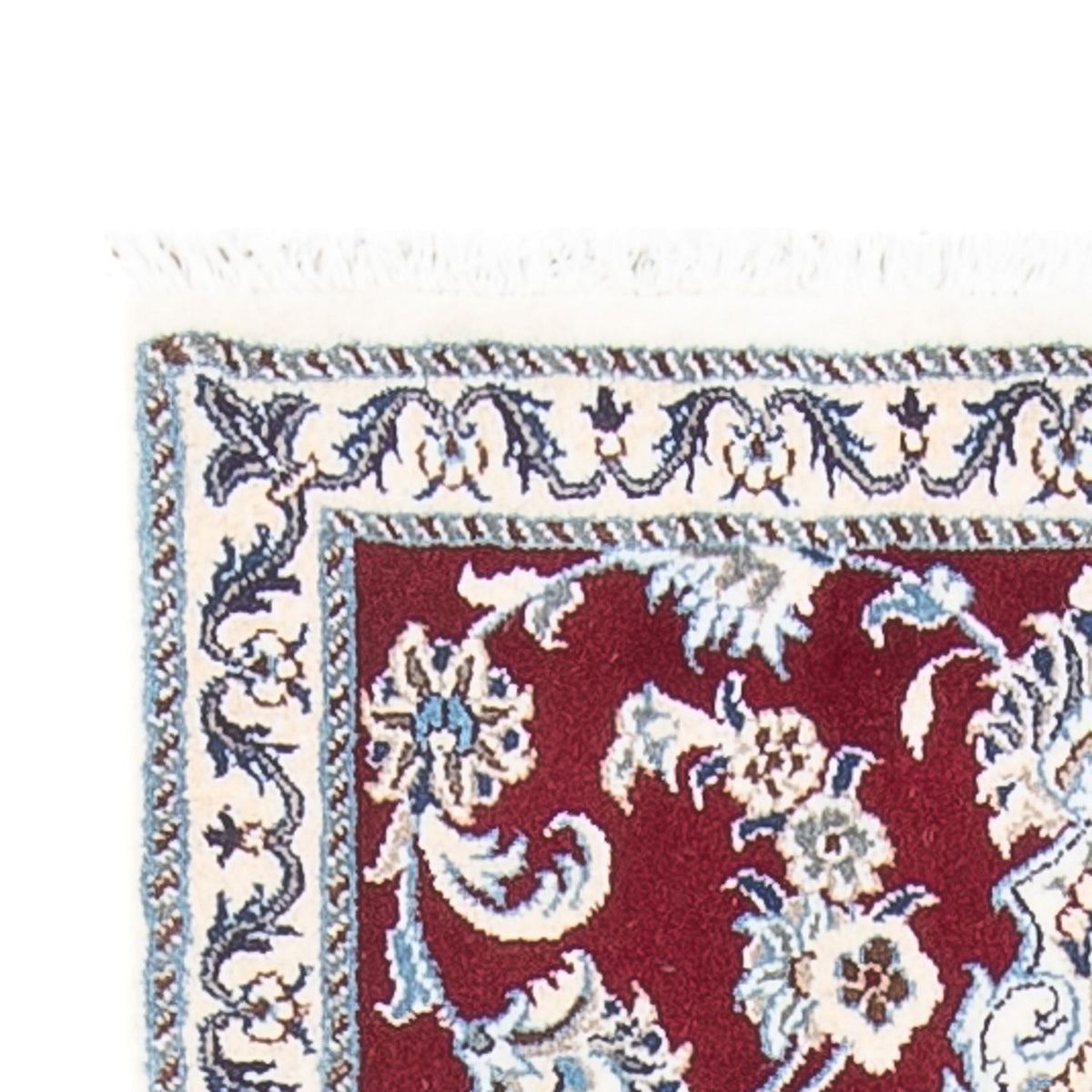 Alfombra de pasillo Alfombra persa - Nain - 194 x 80 cm - rojo