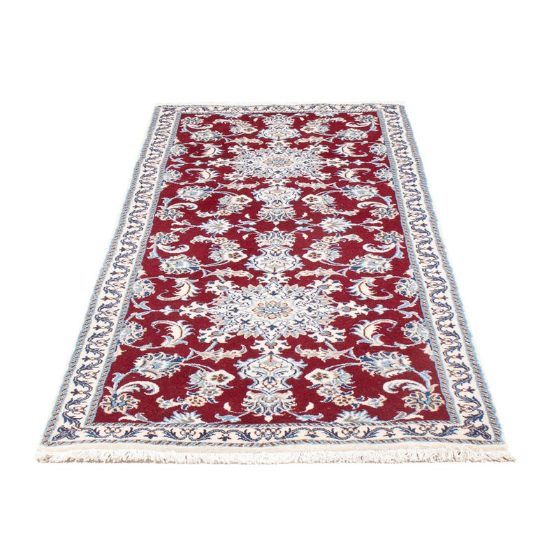 Alfombra de pasillo Alfombra persa - Nain - 194 x 80 cm - rojo