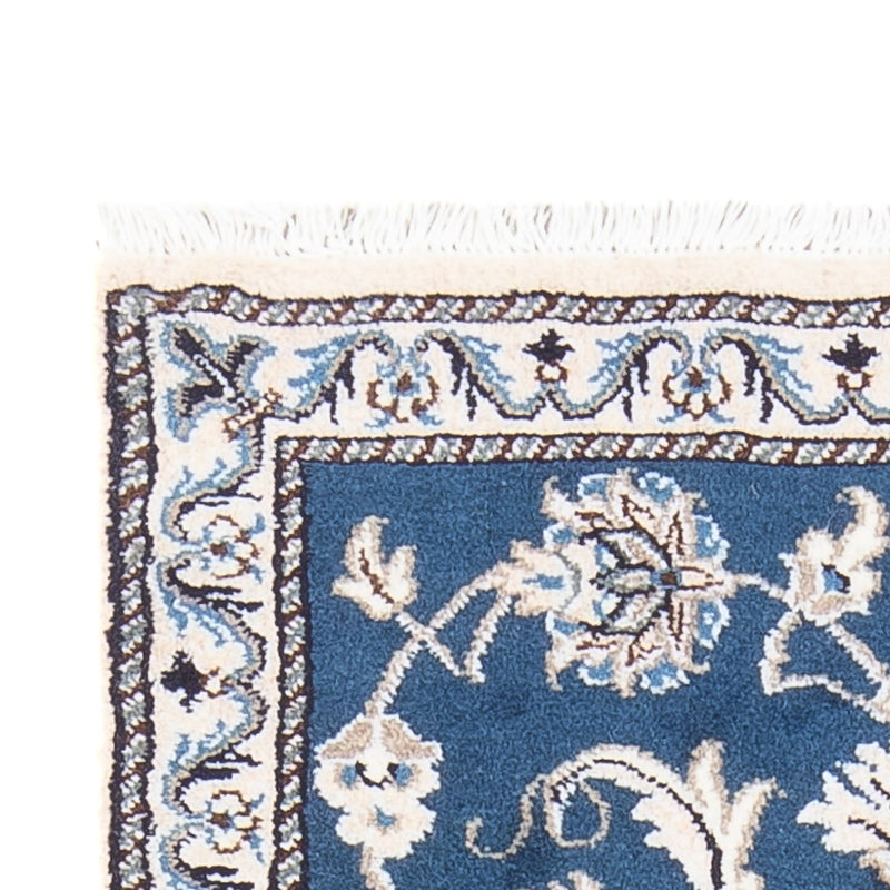 Alfombra persa - Nain - 140 x 70 cm - azul