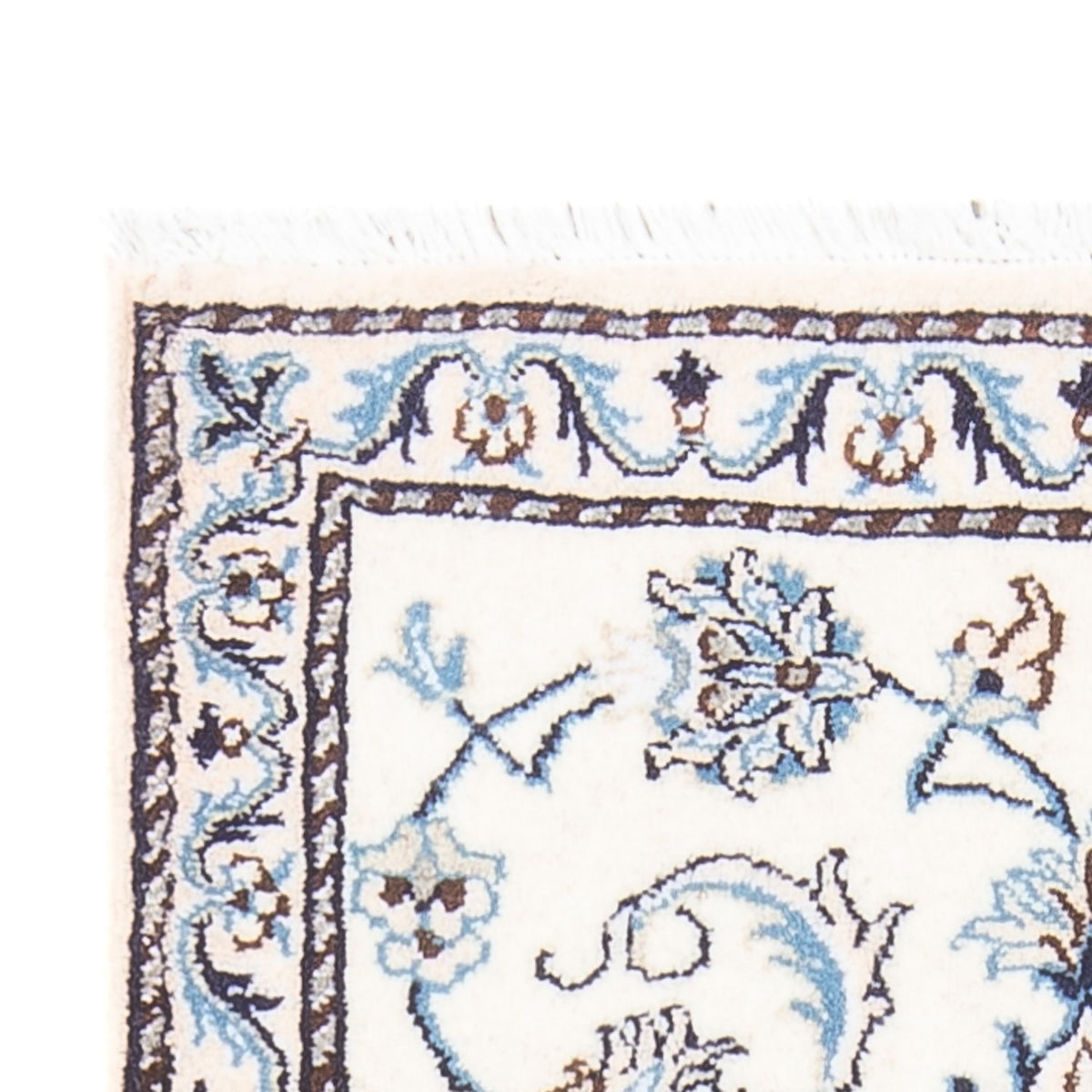 Alfombra persa - Nain - 132 x 70 cm - crema