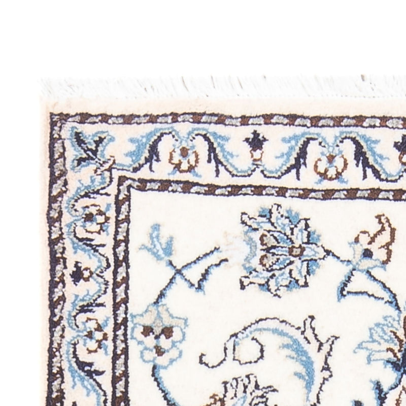 Alfombra persa - Nain - 132 x 70 cm - crema