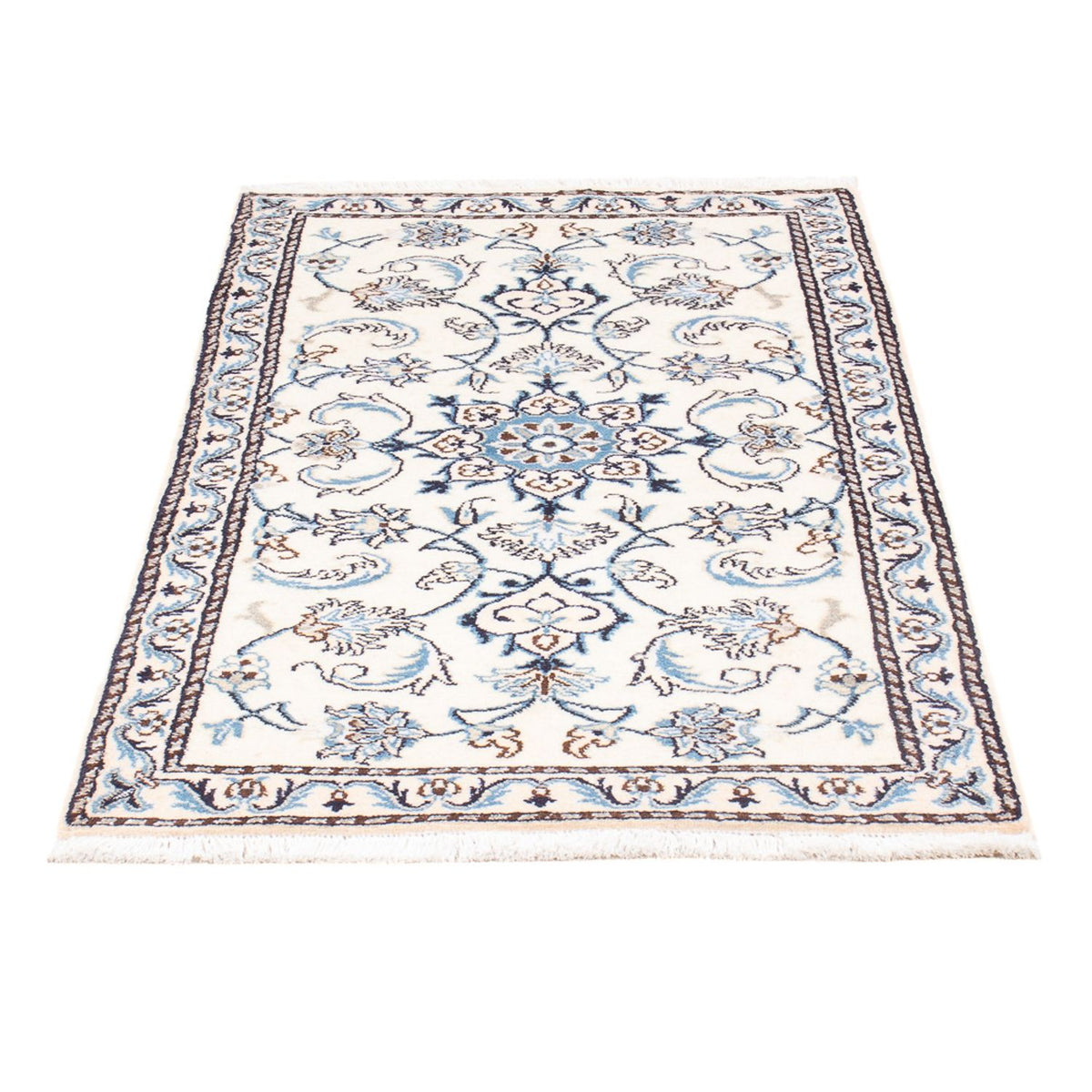 Alfombra persa - Nain - 132 x 70 cm - crema