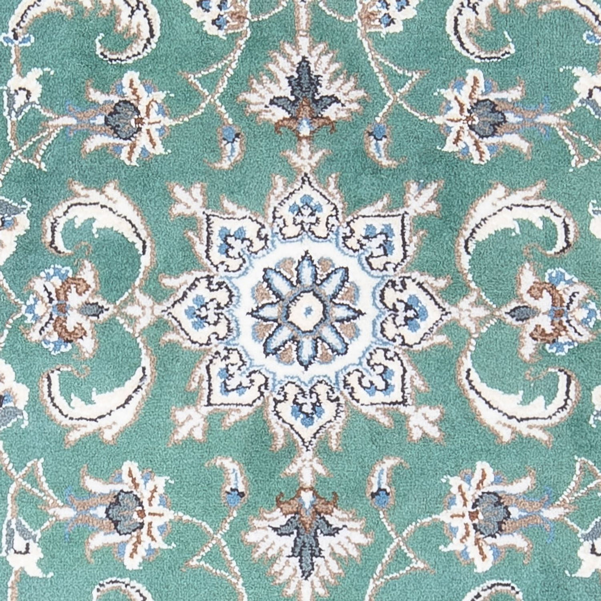 Alfombra persa - Nain - 140 x 70 cm - verde