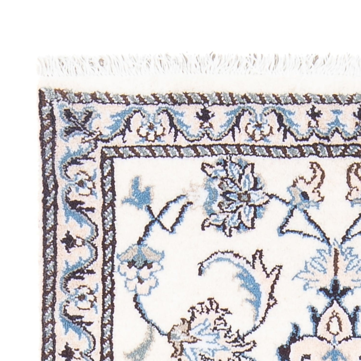 Alfombra persa - Nain - 138 x 71 cm - crema