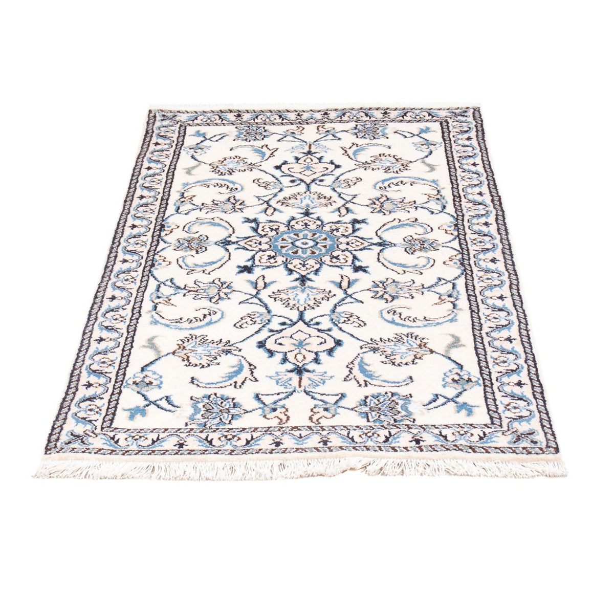Alfombra persa - Nain - 138 x 71 cm - crema