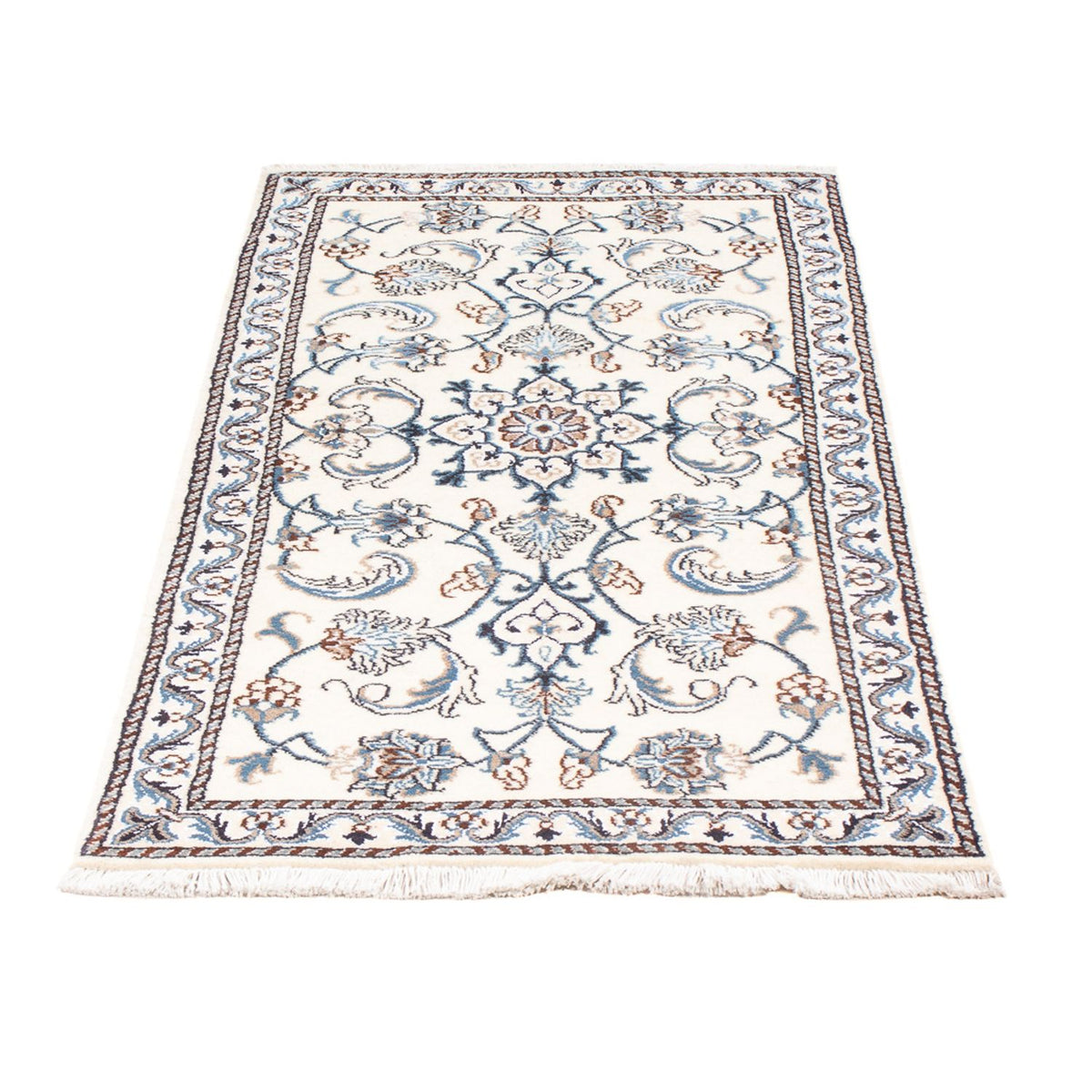 Alfombra persa - Nain - 144 x 65 cm - crema