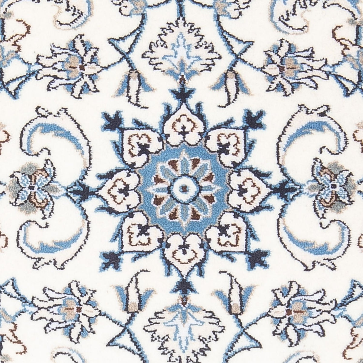 Alfombra persa - Nain - 134 x 68 cm - crema