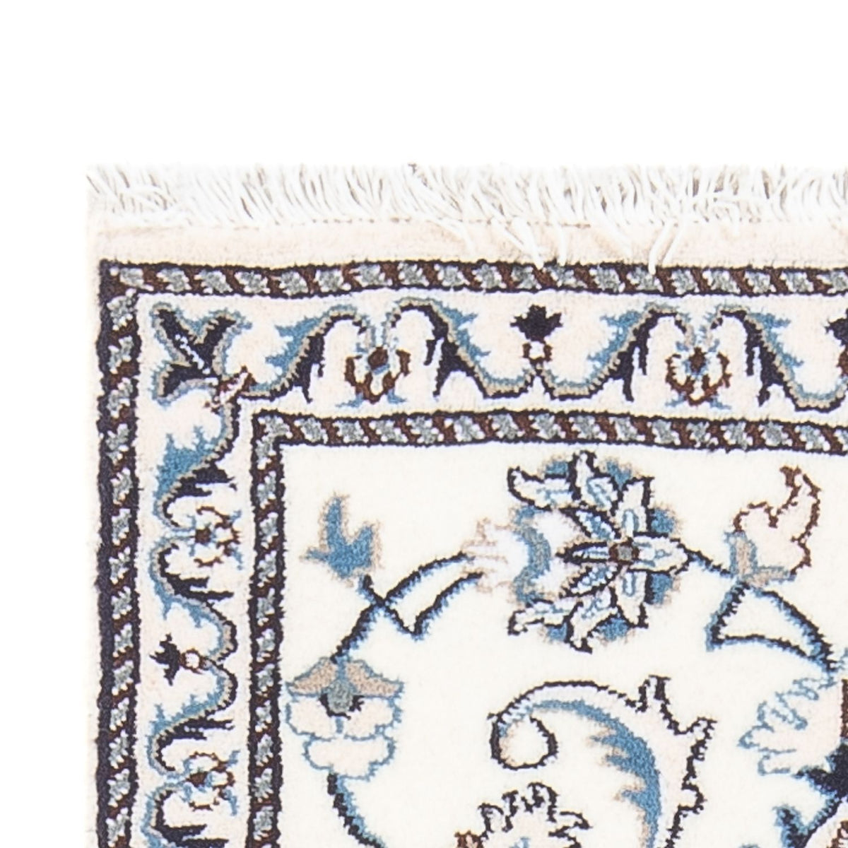 Alfombra persa - Nain - 134 x 68 cm - crema