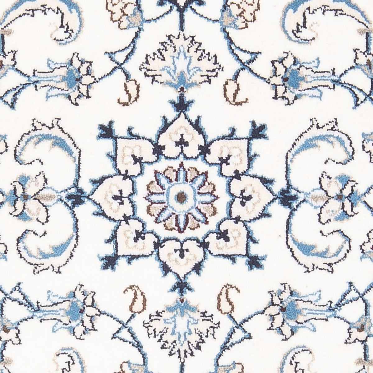Alfombra persa - Nain - 135 x 70 cm - crema