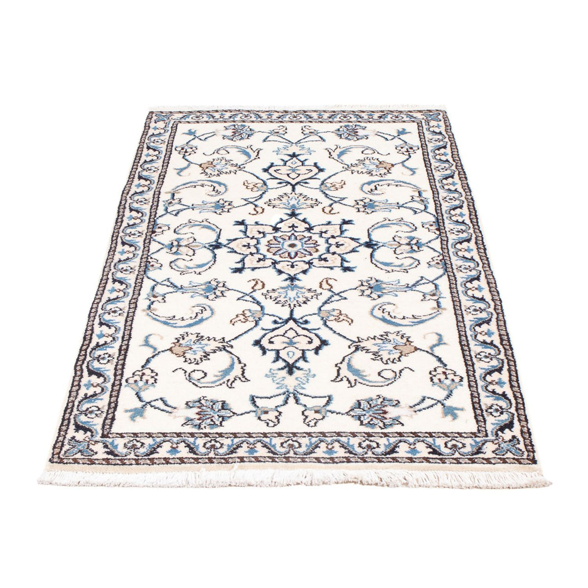 Alfombra persa - Nain - 135 x 70 cm - crema