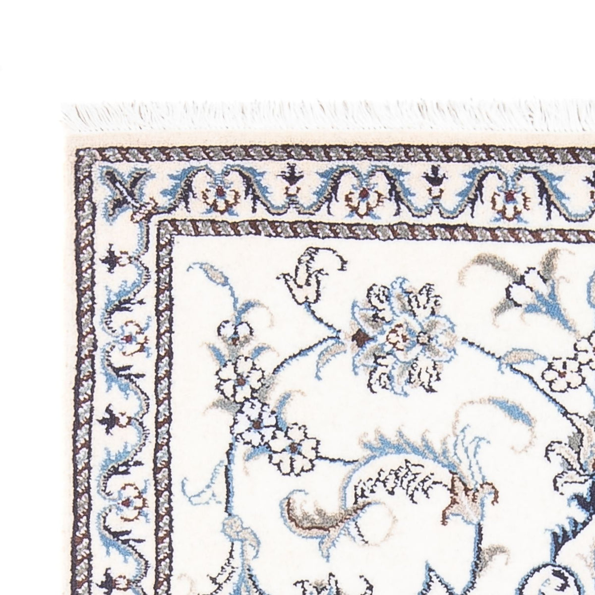 Alfombra persa - Nain - 137 x 87 cm - crema