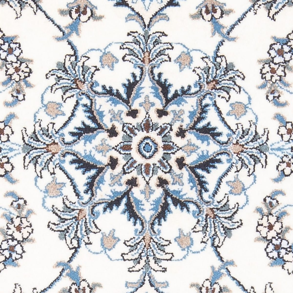 Alfombra persa - Nain - 141 x 88 cm - crema