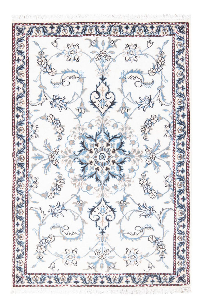 Alfombra persa - Nain - 137 x 88 cm - crema