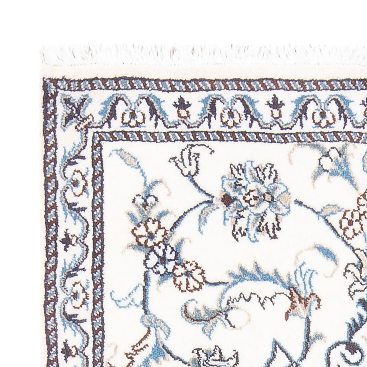 Alfombra persa - Nain - 130 x 86 cm - crema