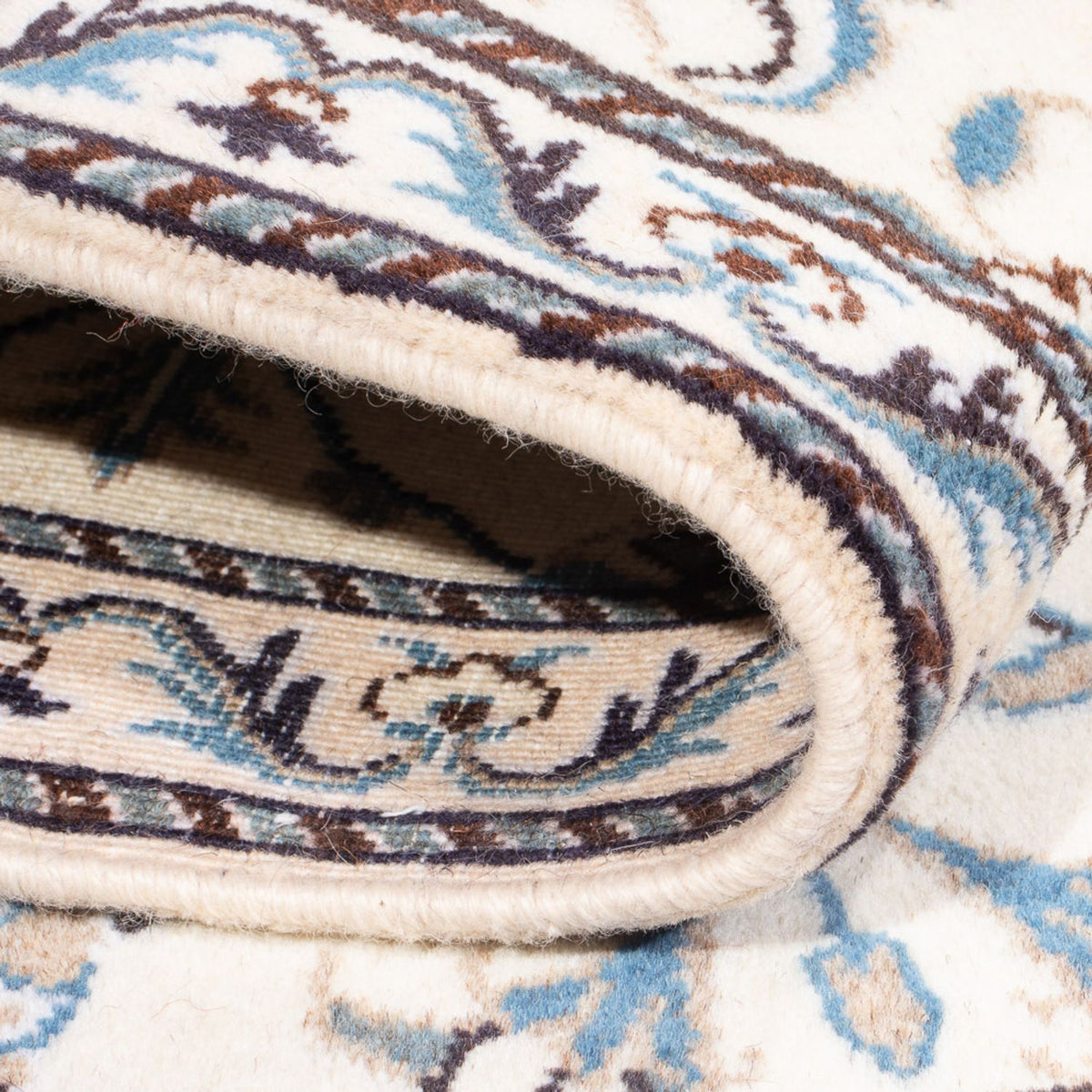 Alfombra persa - Nain - 130 x 86 cm - crema