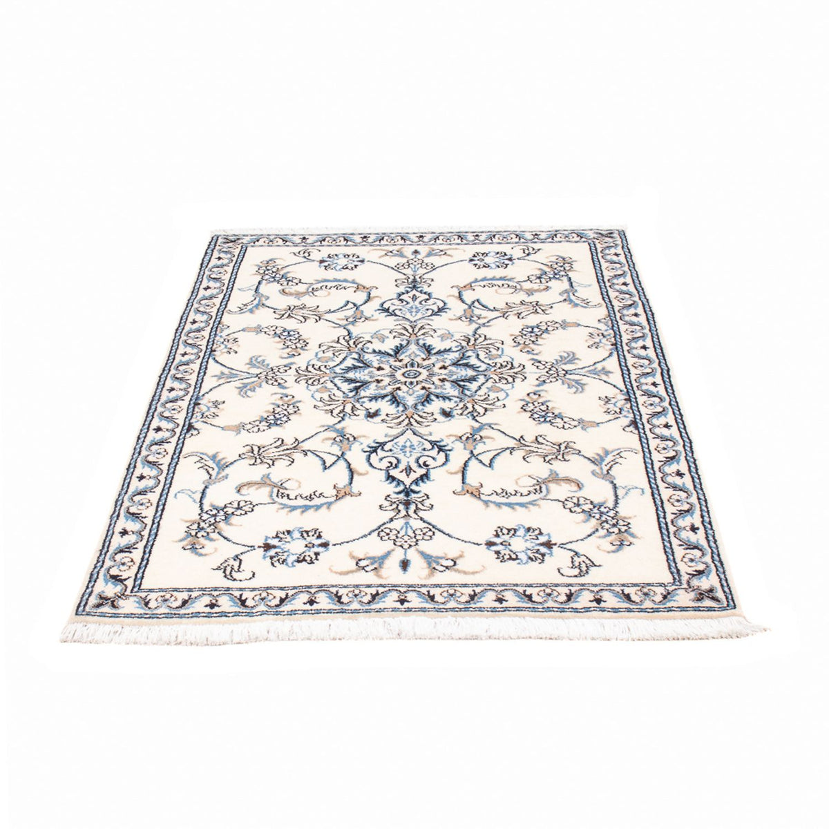 Alfombra persa - Nain - 137 x 90 cm - crema