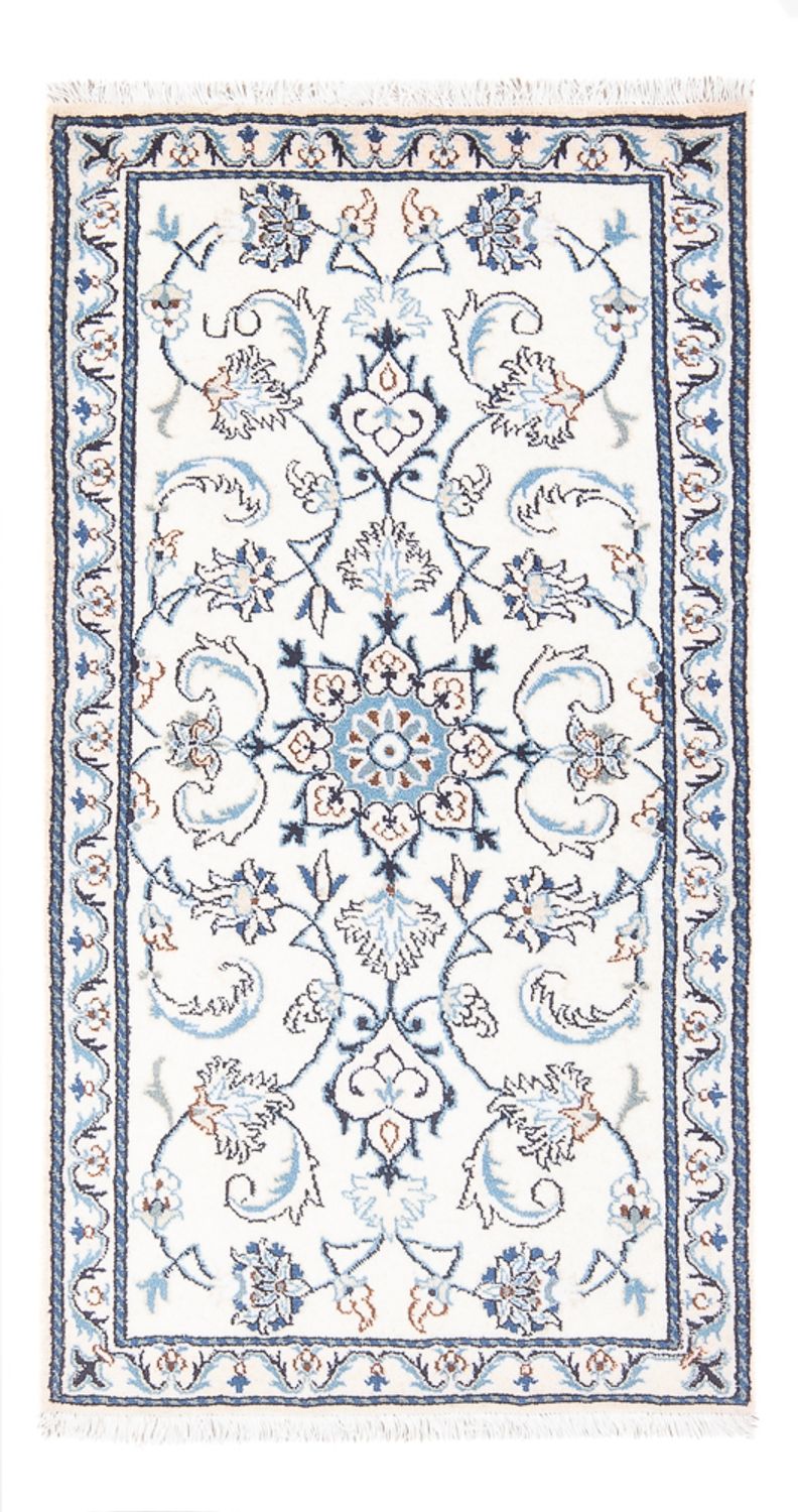 Alfombra persa - Nain - 137 x 70 cm - crema