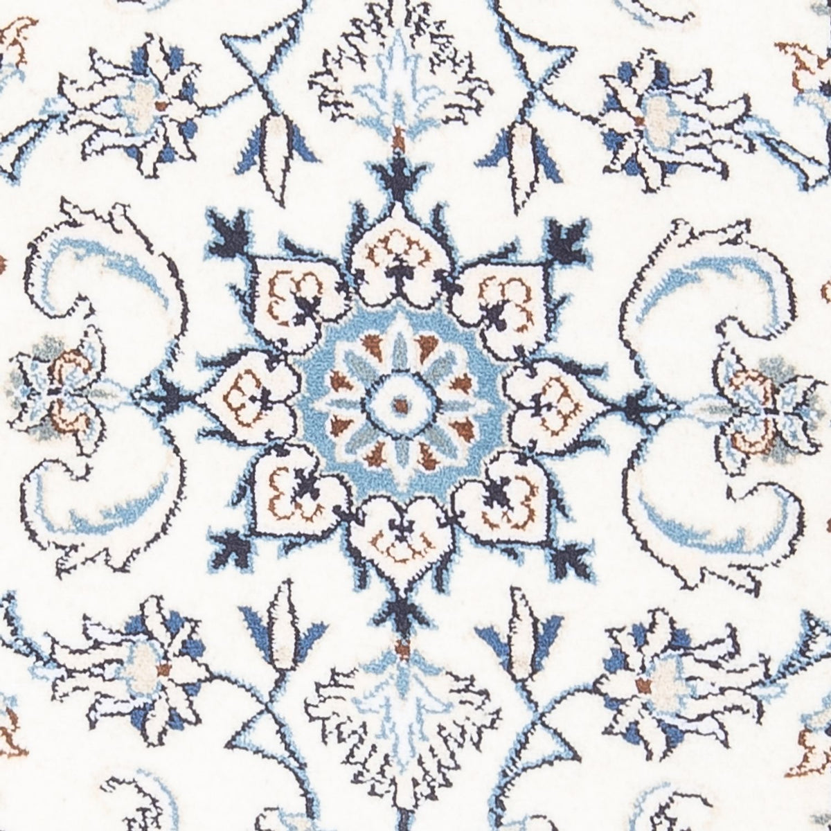 Alfombra persa - Nain - 137 x 70 cm - crema