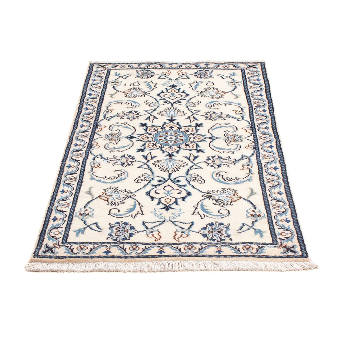 Alfombra persa - Nain - 137 x 70 cm - crema