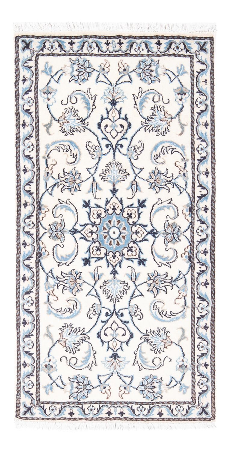 Alfombra persa - Nain - 134 x 70 cm - crema