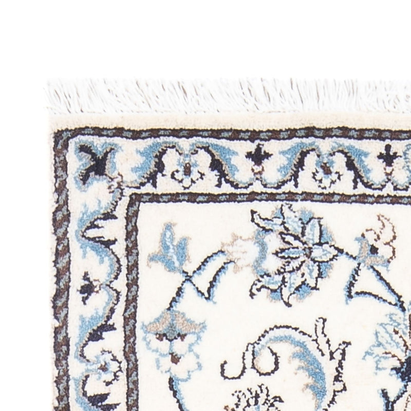 Alfombra persa - Nain - 134 x 70 cm - crema