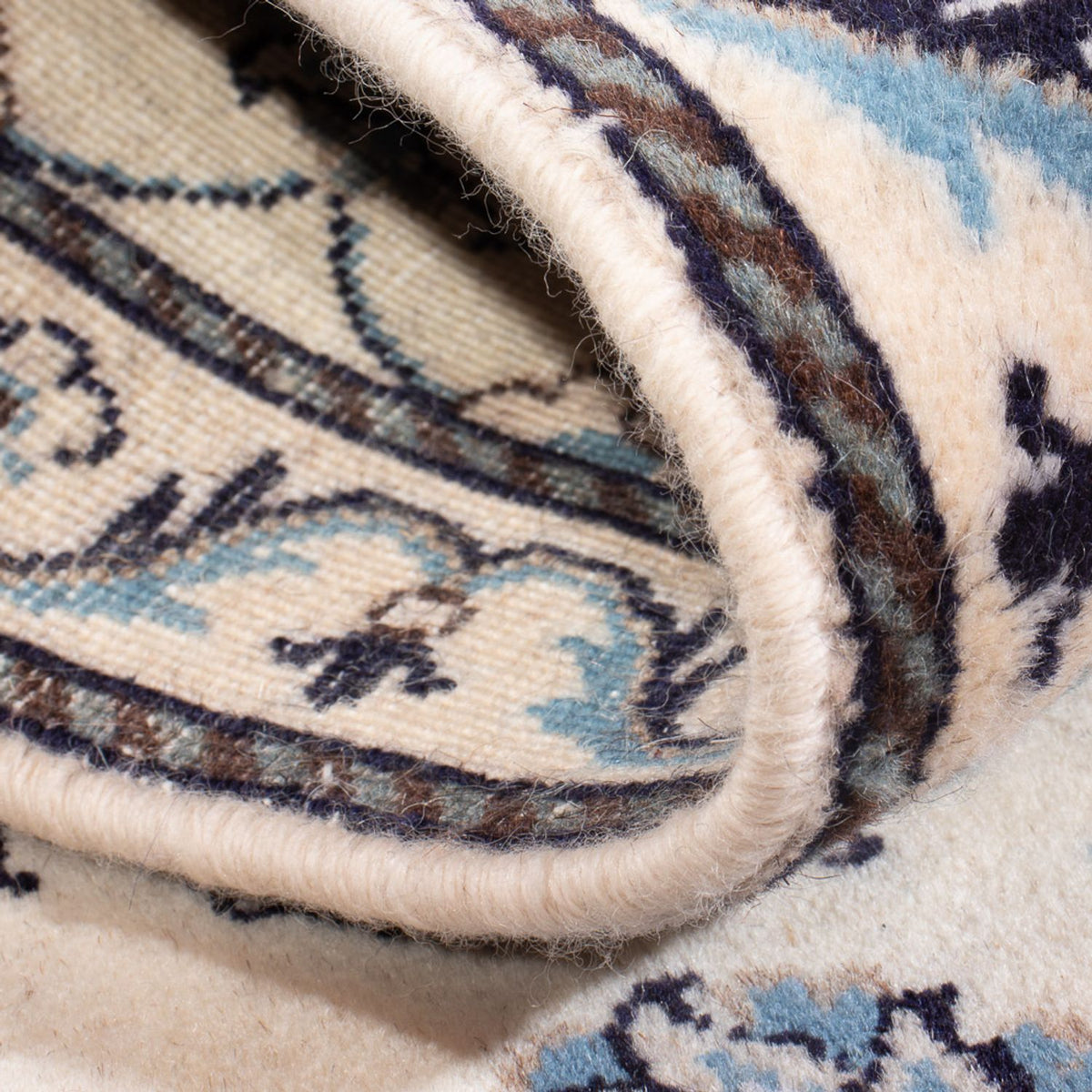 Alfombra persa - Nain - 134 x 70 cm - crema