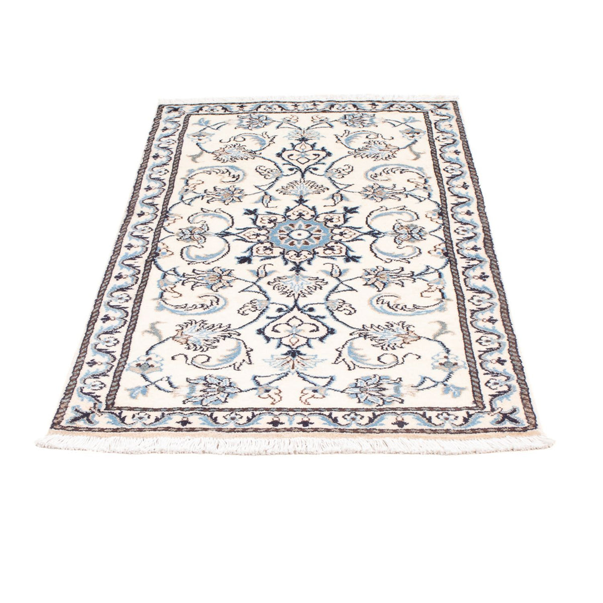 Alfombra persa - Nain - 134 x 70 cm - crema