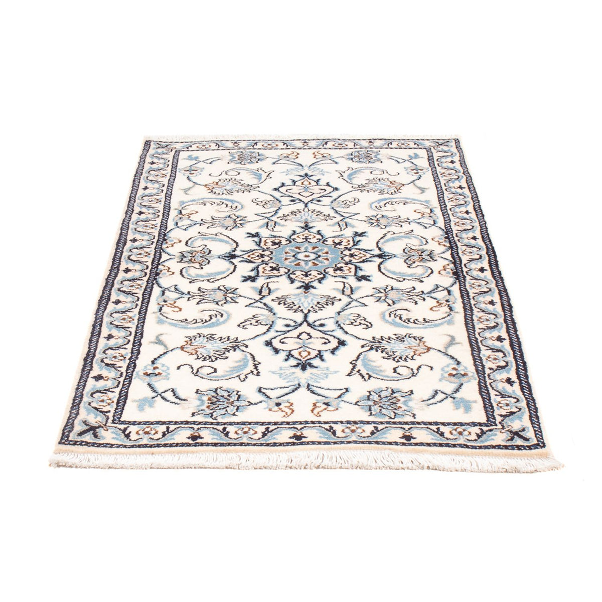 Alfombra persa - Nain - 130 x 74 cm - crema