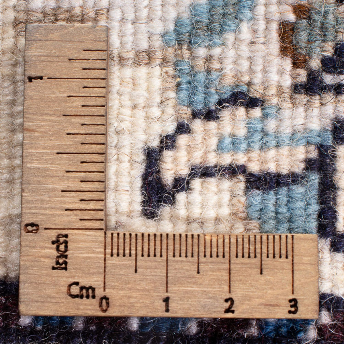 Alfombra persa - Nain - 130 x 74 cm - crema