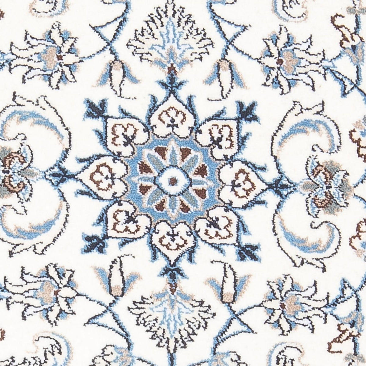 Alfombra persa - Nain - 130 x 68 cm - crema