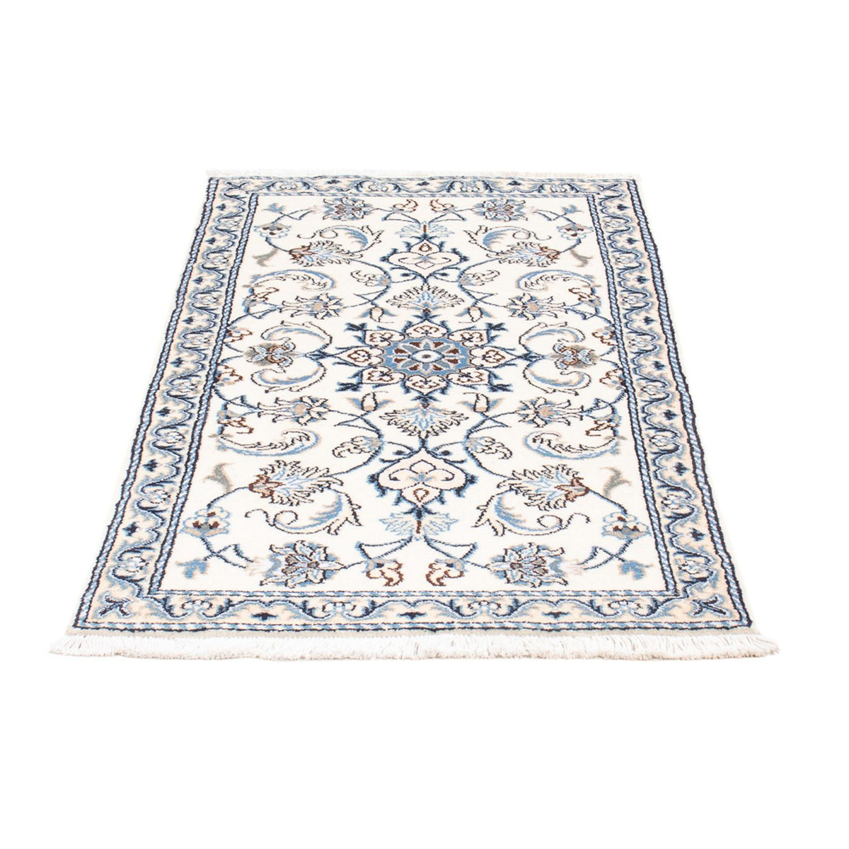 Alfombra persa - Nain - 130 x 68 cm - crema