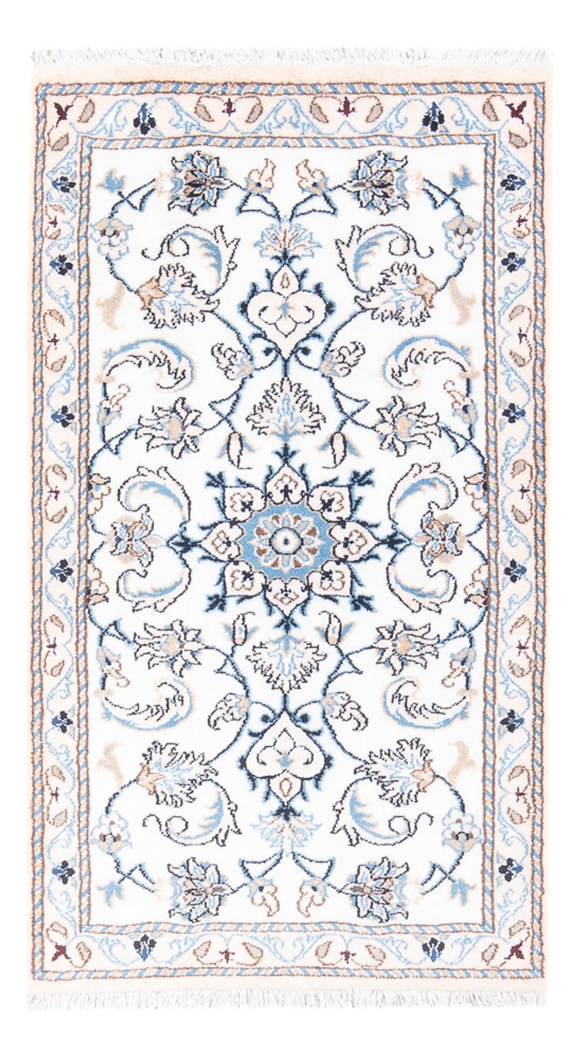 Alfombra persa - Nain - 137 x 72 cm - crema