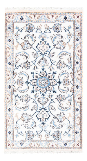 Alfombra persa - Nain - 137 x 72 cm - crema