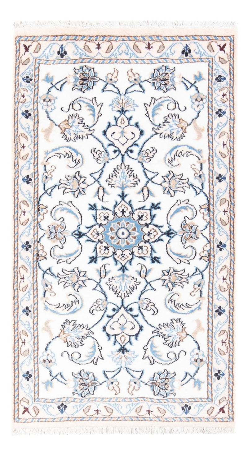 Alfombra persa - Nain - 137 x 72 cm - crema
