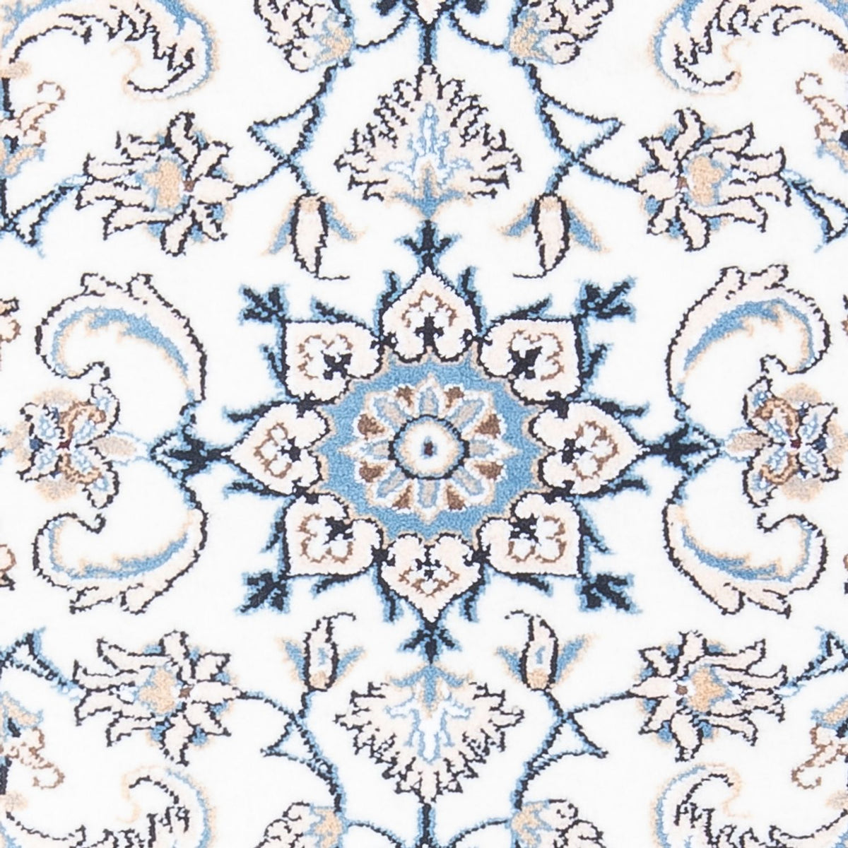 Alfombra persa - Nain - 137 x 72 cm - crema