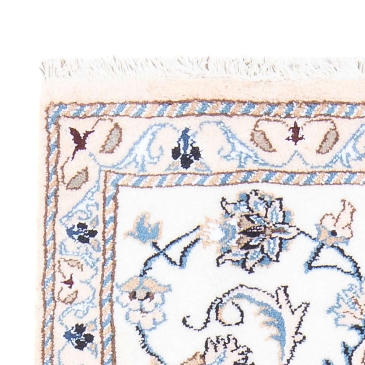 Alfombra persa - Nain - 137 x 72 cm - crema