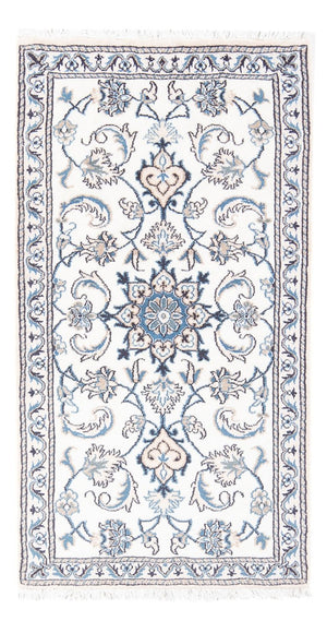 Alfombra persa - Nain - 136 x 68 cm - crema