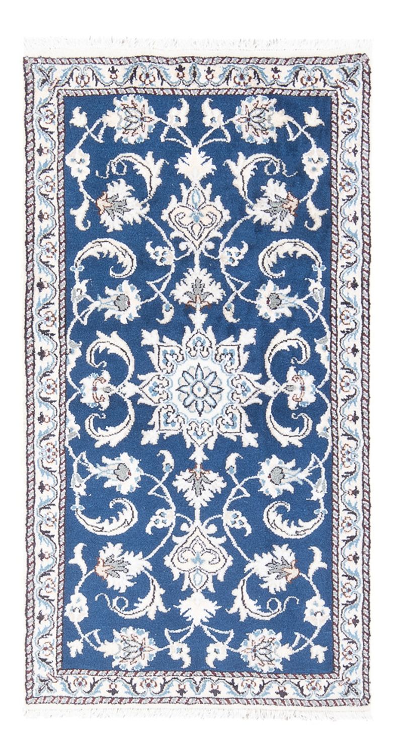Alfombra persa - Nain - 140 x 70 cm - azul
