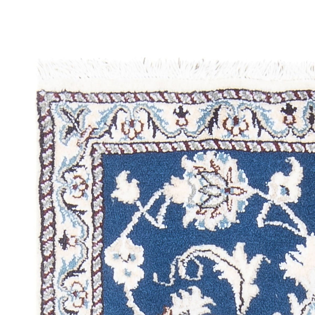 Alfombra persa - Nain - 140 x 70 cm - azul