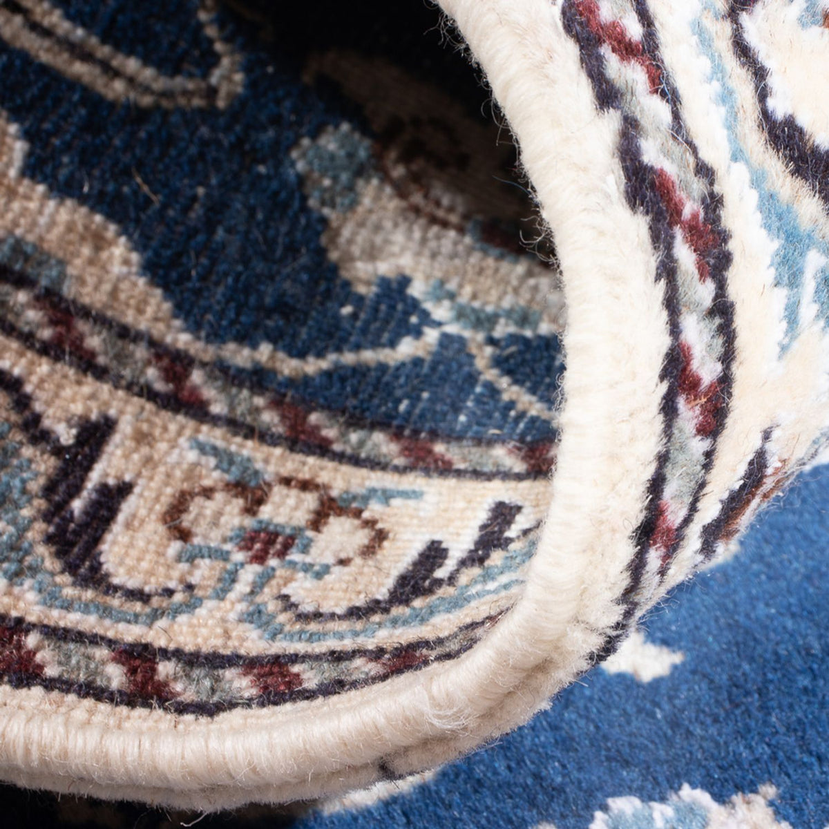 Alfombra persa - Nain - 140 x 70 cm - azul